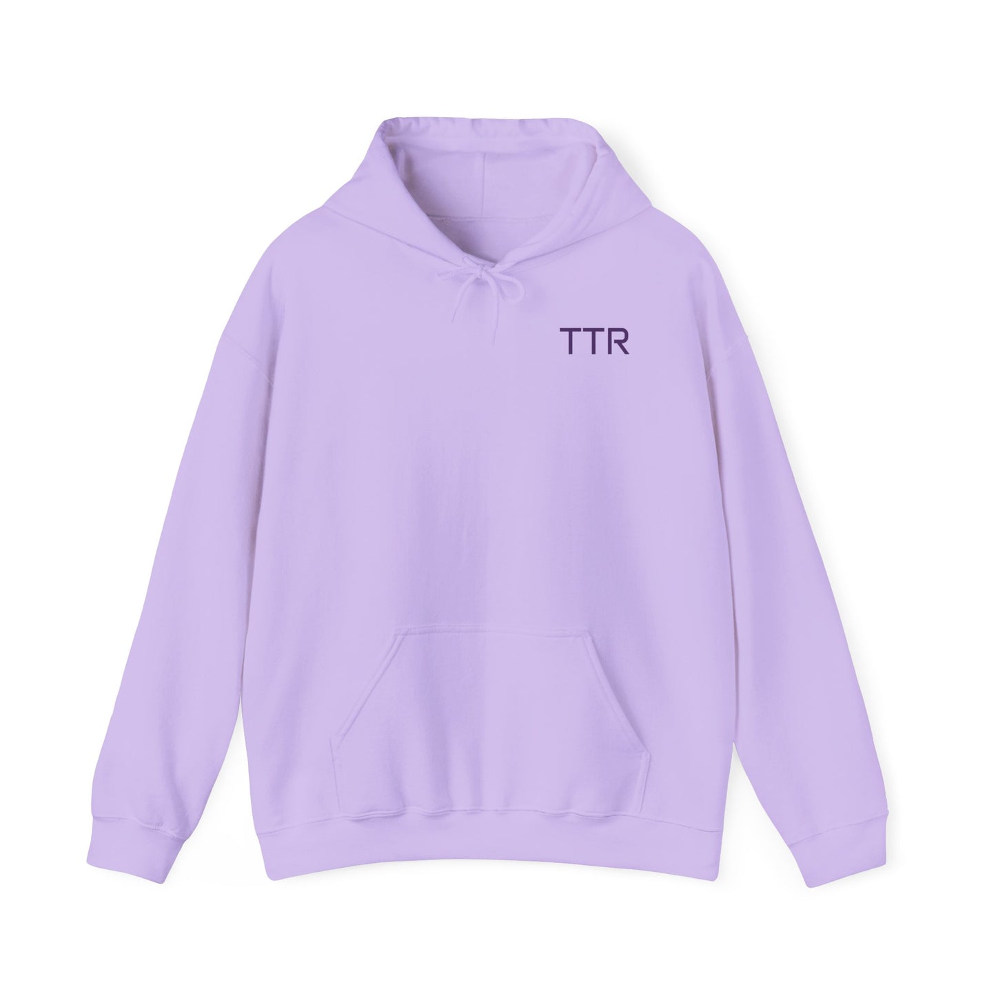Vintage Race Car Emblem Hoodie | TTR purple logo 'Take The Risk'