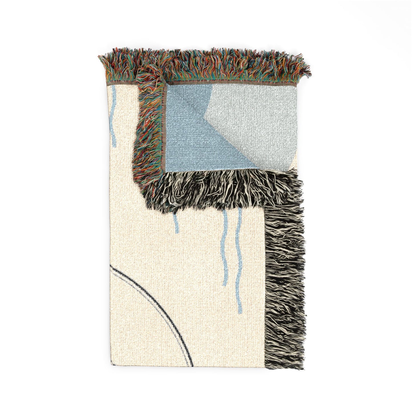 Vintage Convertible Car Woven Blanket – Retro Road Trip Throw