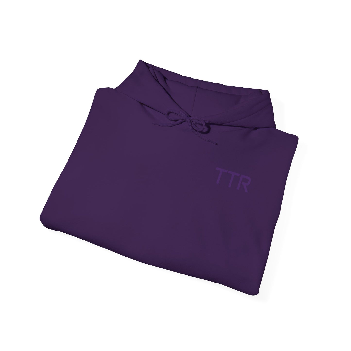 Vintage Race Car Emblem Hoodie | TTR purple logo 'Take The Risk'