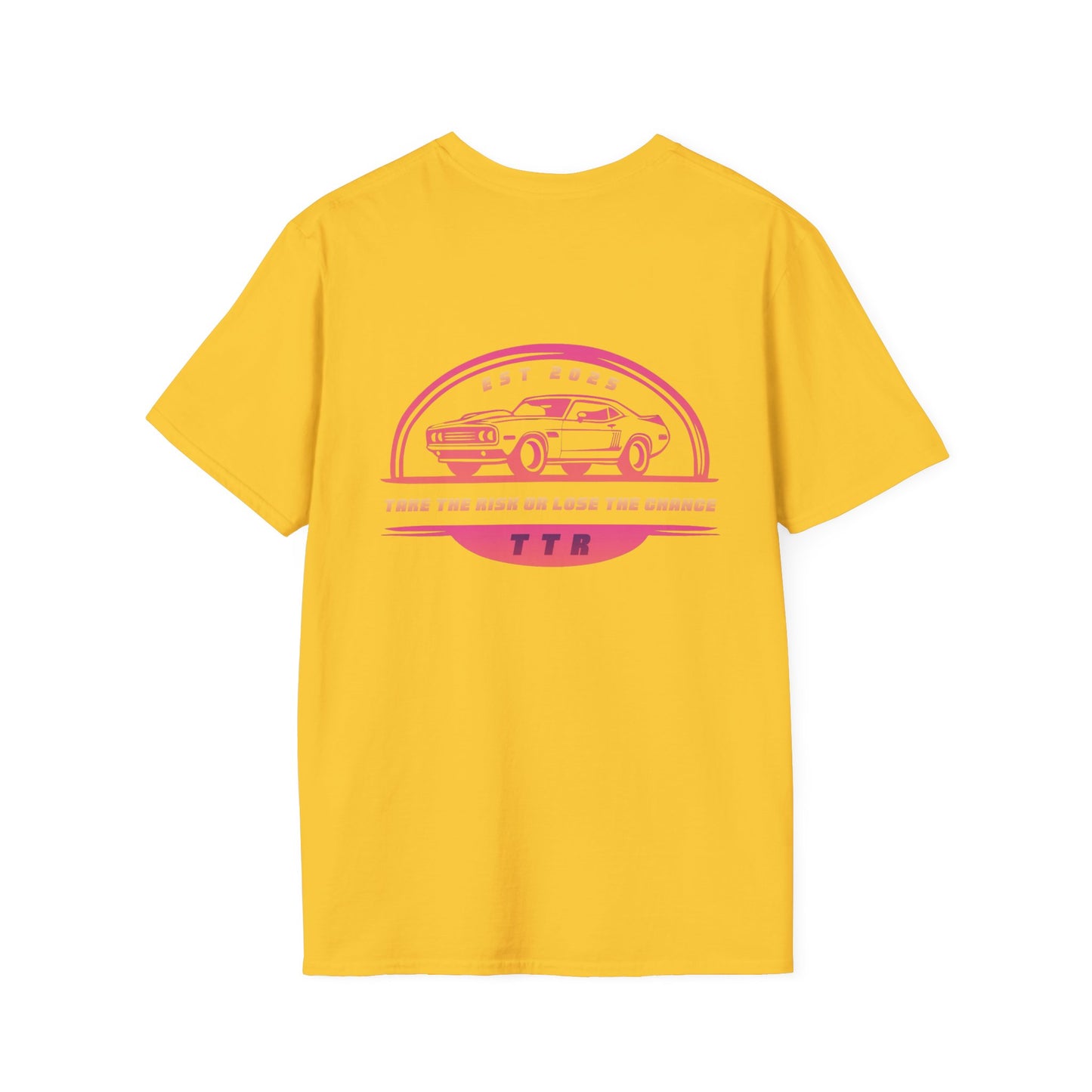 T-Shirt — "TTR" Vintage Muscle Car Graphic Tee (Take the Risk)