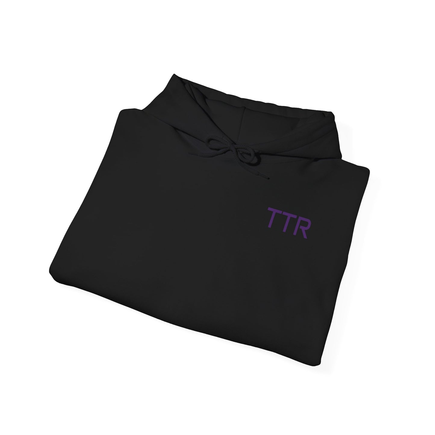 Vintage Race Car Emblem Hoodie | TTR purple logo 'Take The Risk'