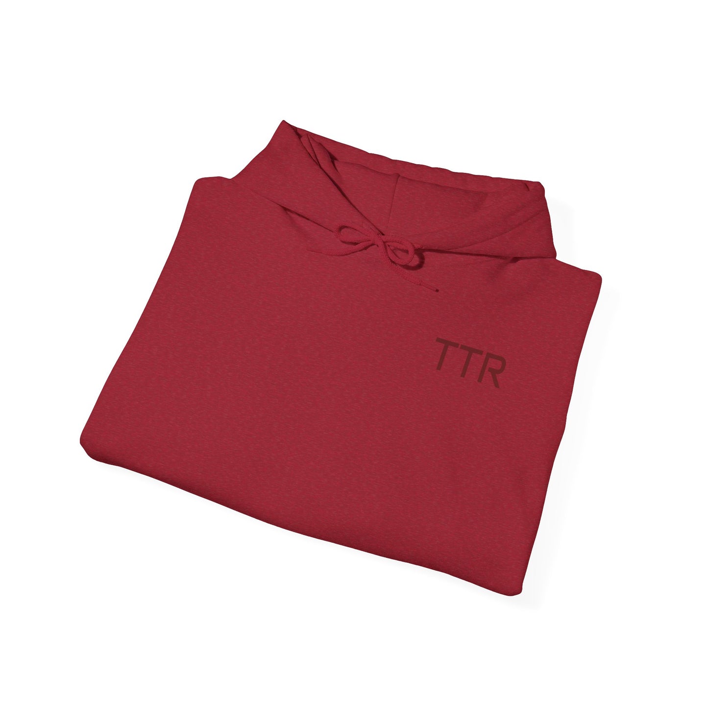 Vintage Race Car Emblem Hoodie | TTR red logo 'Take The Risk'