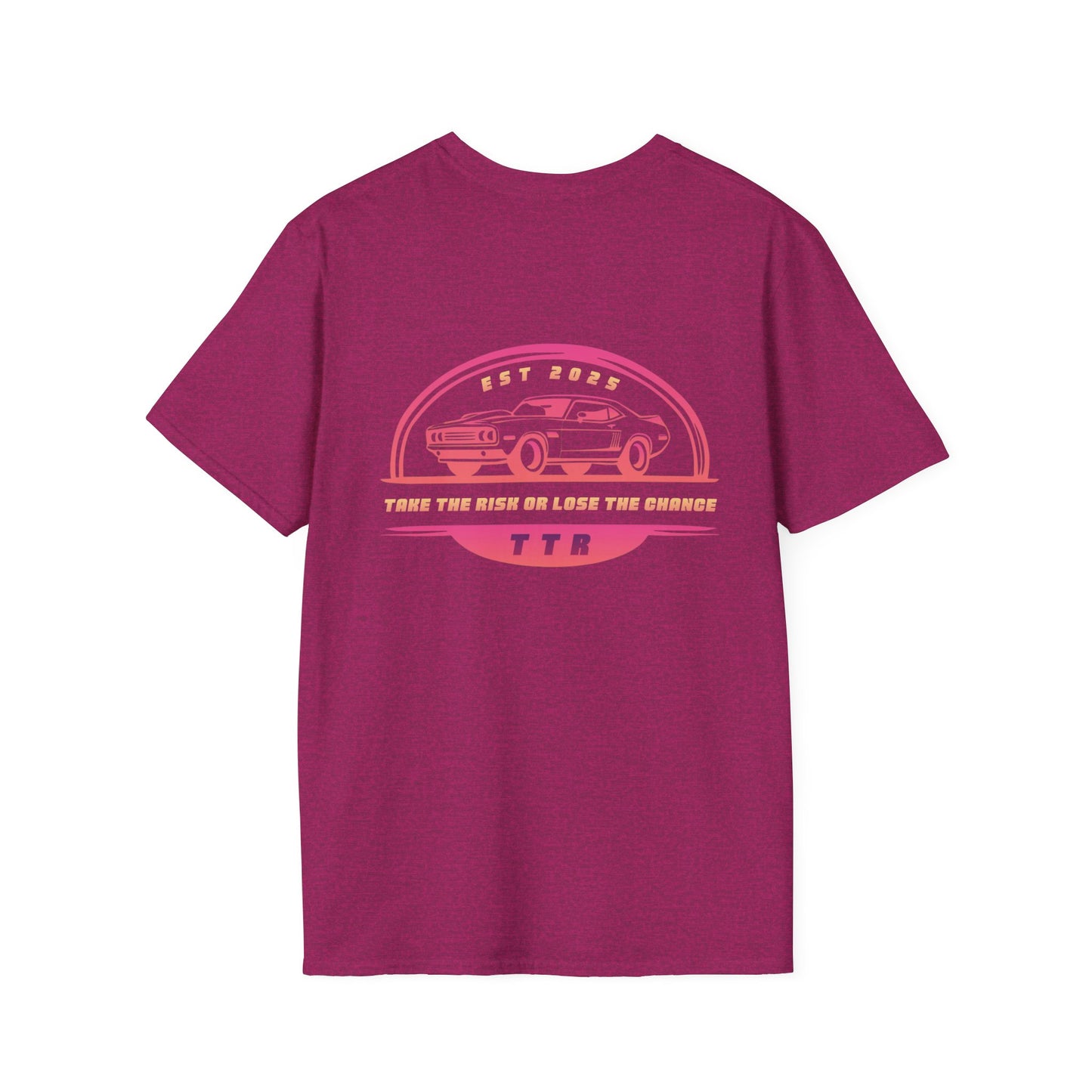T-Shirt — "TTR" Vintage Muscle Car Graphic Tee (Take the Risk)