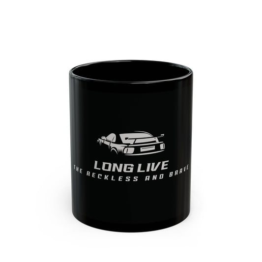 Long Live - Sports Car Enthusiast Black Coffee Mug (11oz/15oz)
