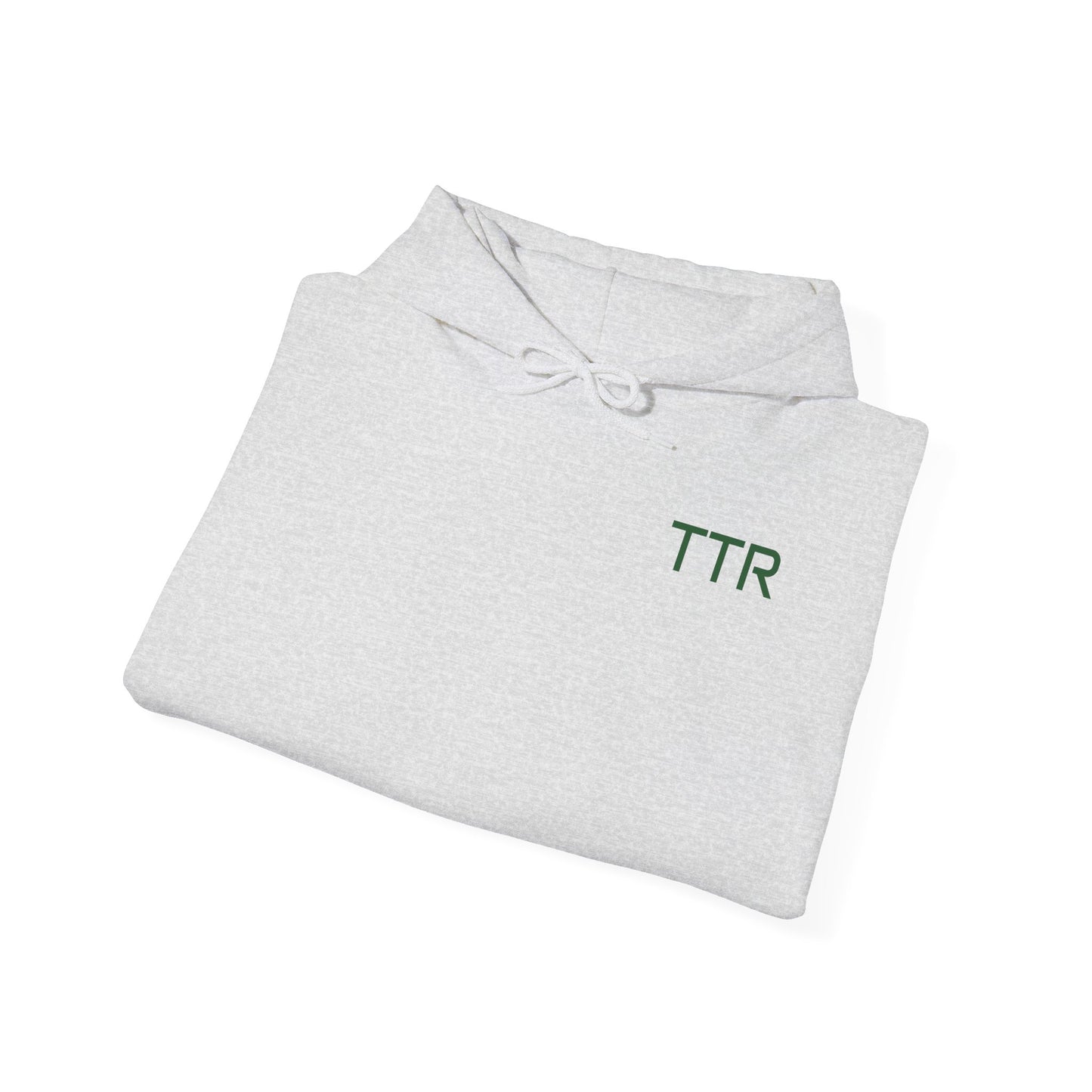 Vintage Race Car Emblem Hoodie | TTR green logo 'Take The Risk'