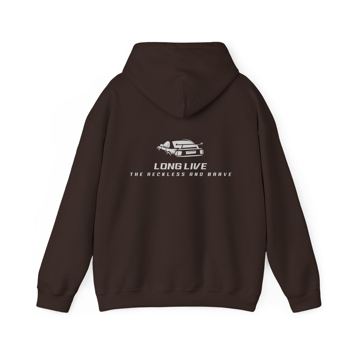 Long Live Hoodie — "The Reckless and Brave" Graphic Pullover