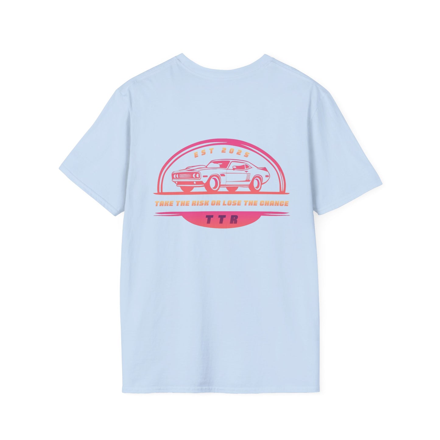 T-Shirt — "TTR" Vintage Muscle Car Graphic Tee (Take the Risk)