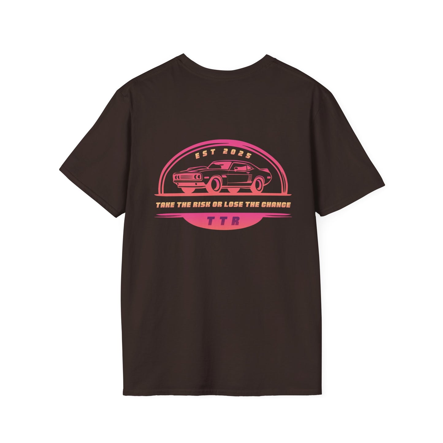 T-Shirt — "TTR" Vintage Muscle Car Graphic Tee (Take the Risk)