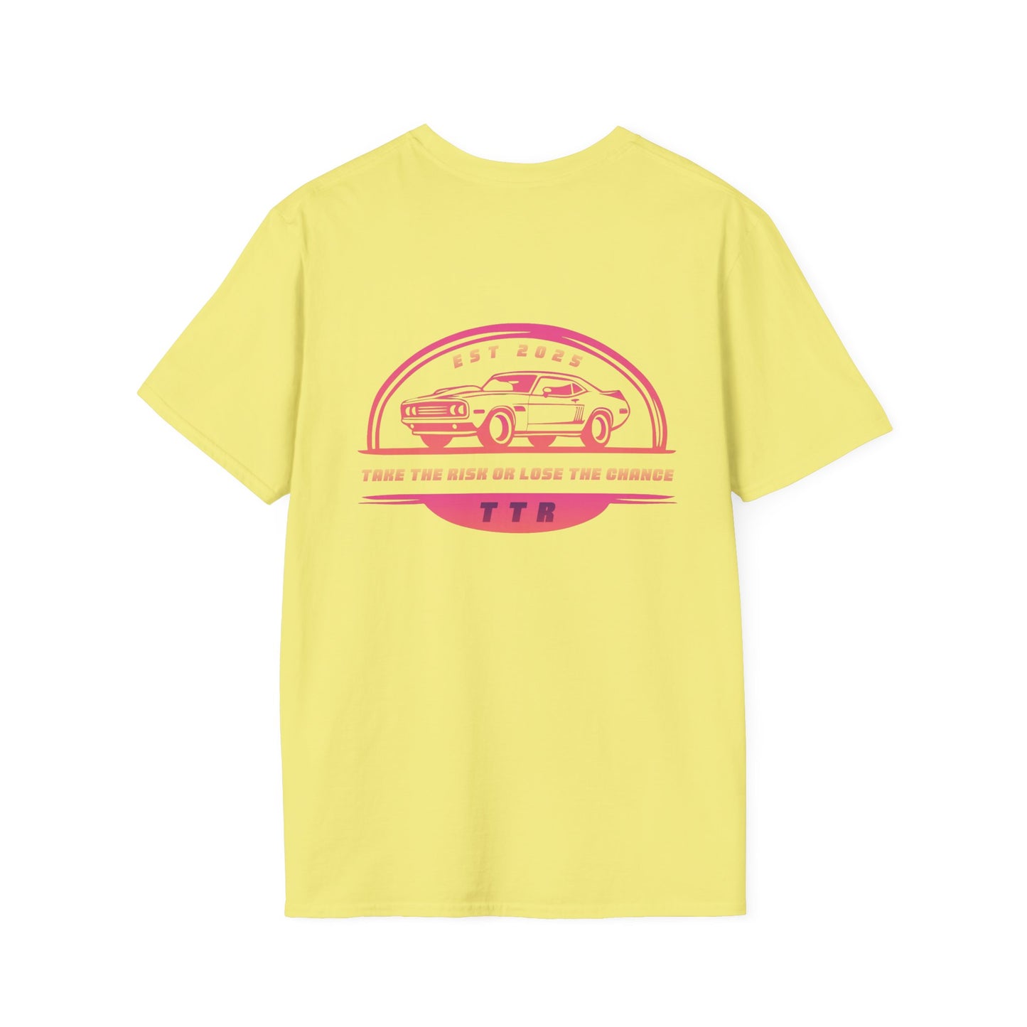 T-Shirt — "TTR" Vintage Muscle Car Graphic Tee (Take the Risk)