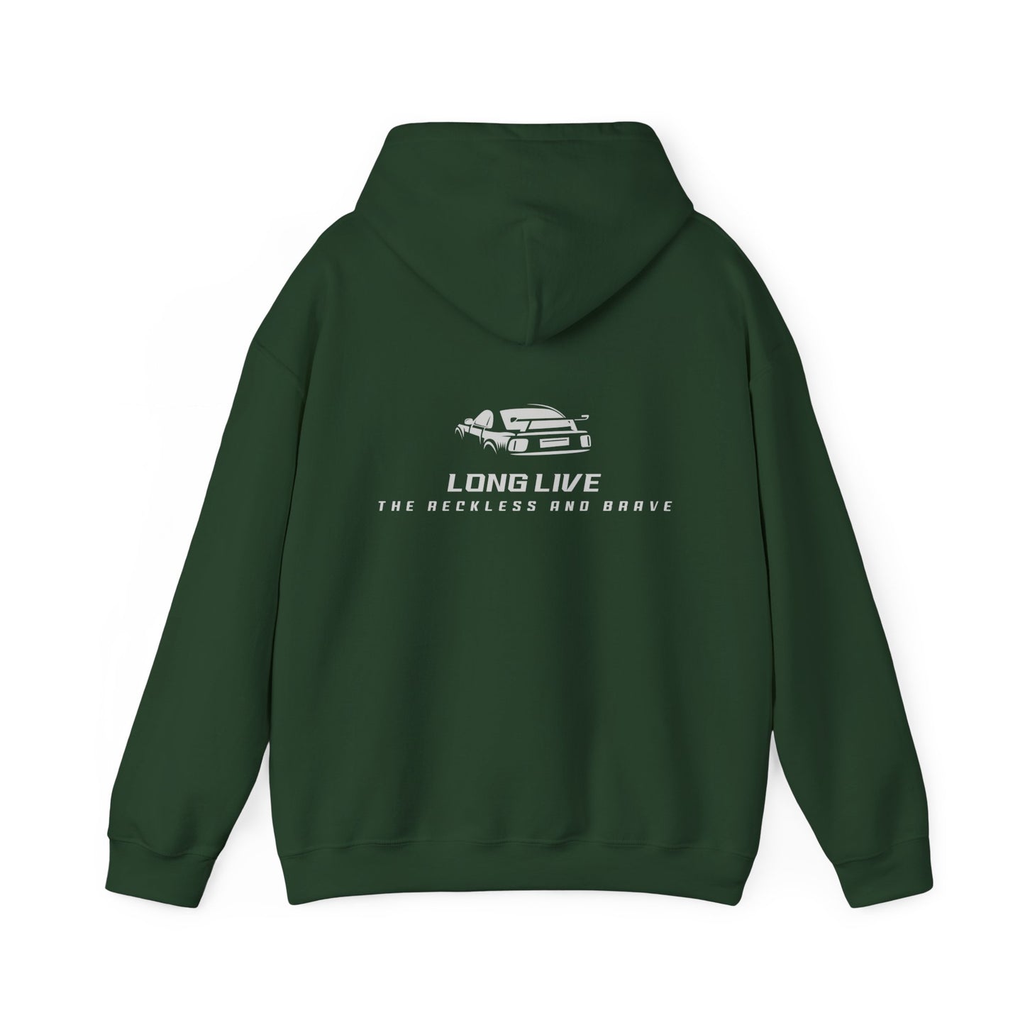 Long Live Hoodie — "The Reckless and Brave" Graphic Pullover