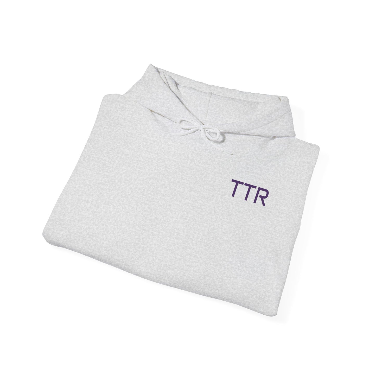Vintage Race Car Emblem Hoodie | TTR purple logo 'Take The Risk'