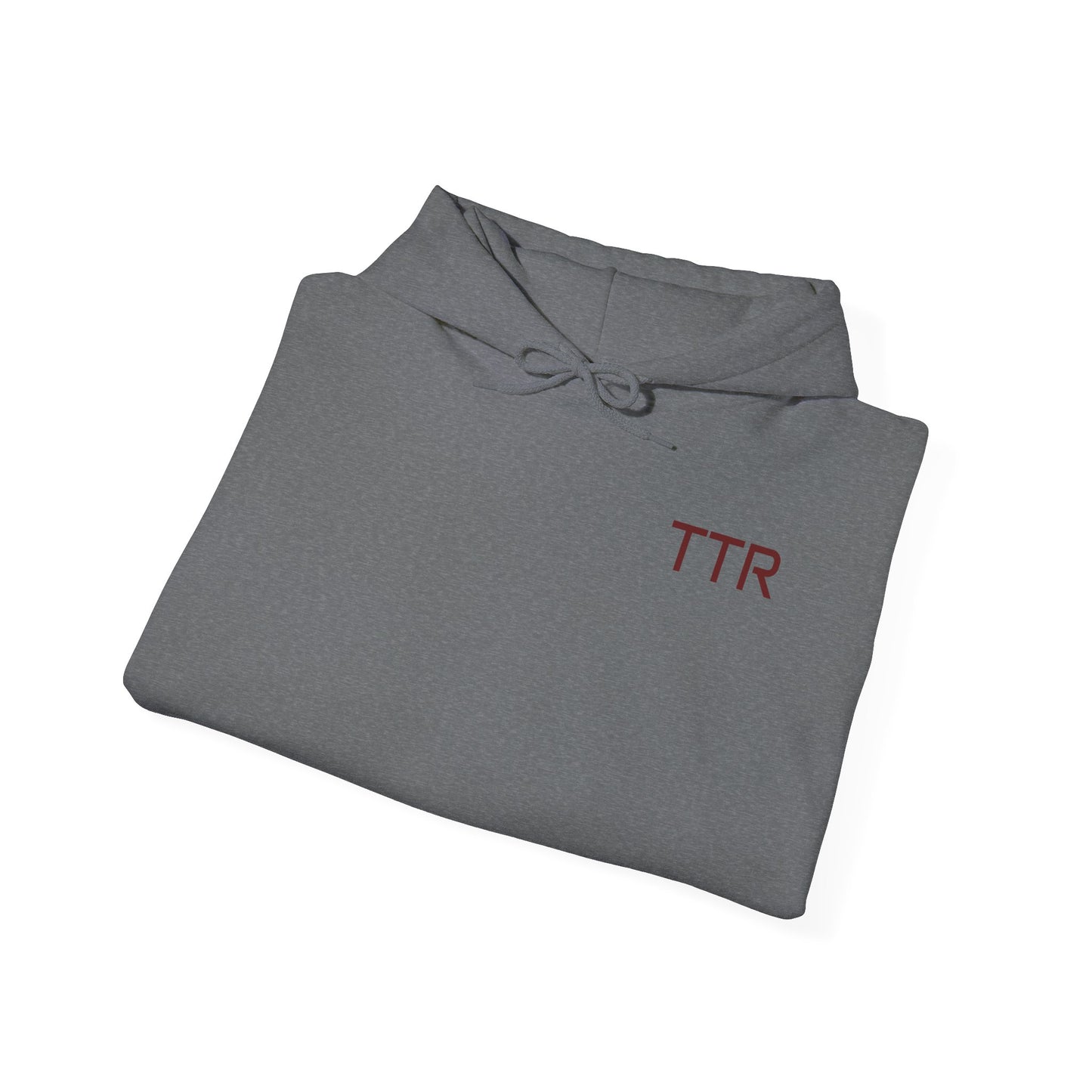 Vintage Race Car Emblem Hoodie | TTR red logo 'Take The Risk'