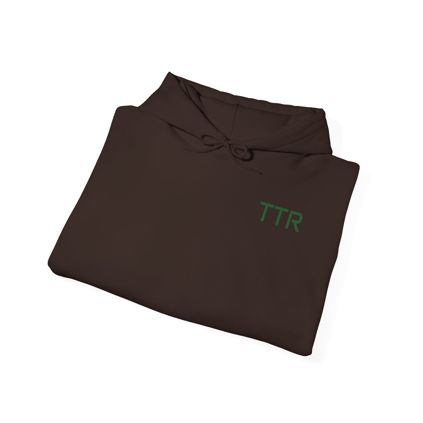 Vintage Race Car Emblem Hoodie | TTR green logo 'Take The Risk'