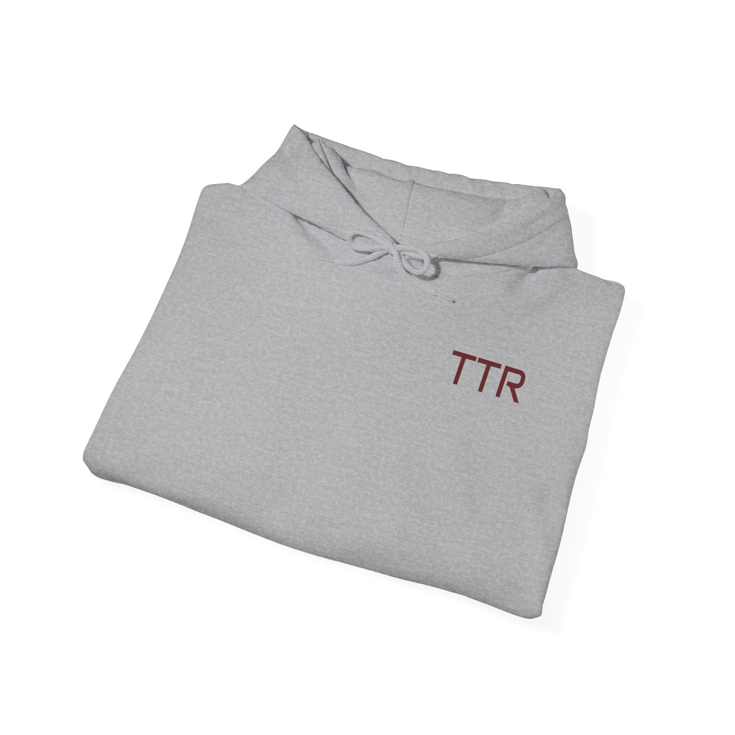 Vintage Race Car Emblem Hoodie | TTR red logo 'Take The Risk'