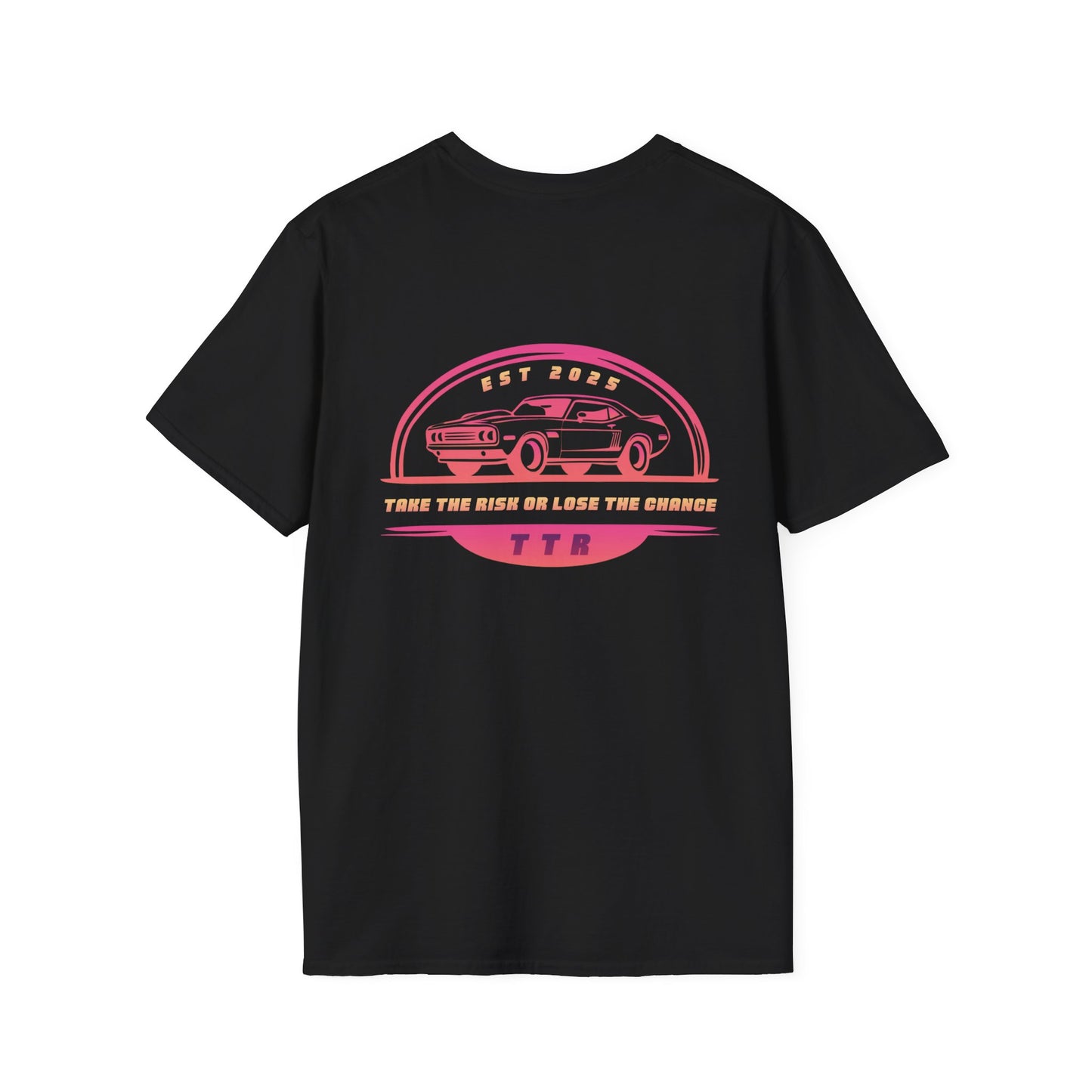 T-Shirt — "TTR" Vintage Muscle Car Graphic Tee (Take the Risk)