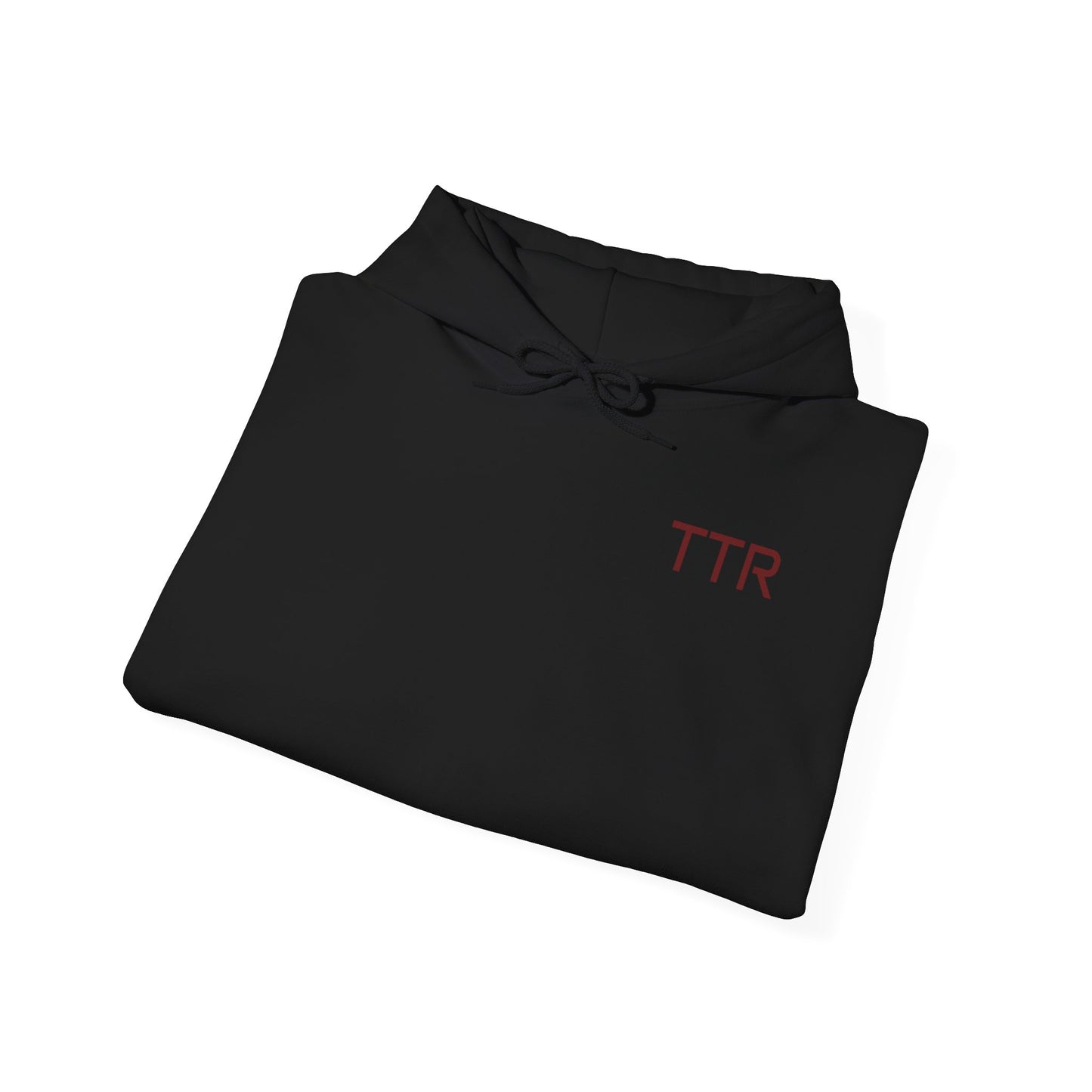 Vintage Race Car Emblem Hoodie | TTR red logo 'Take The Risk'