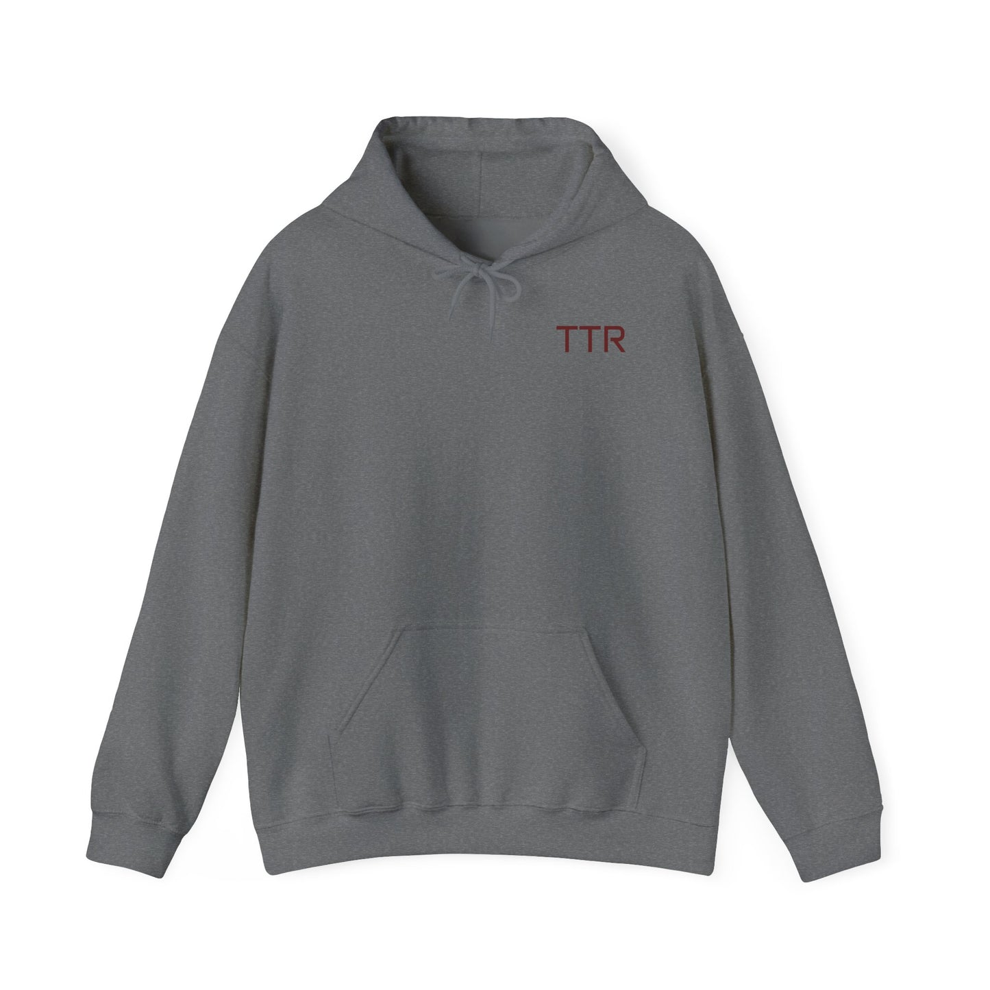 Vintage Race Car Emblem Hoodie | TTR red logo 'Take The Risk'