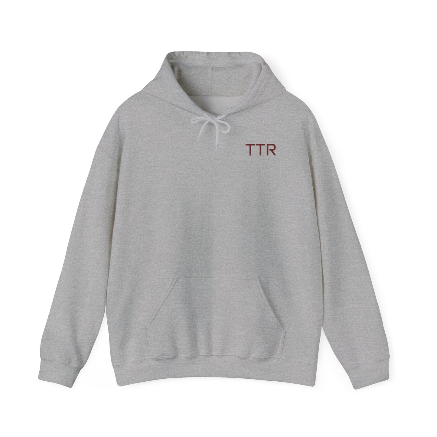 Vintage Race Car Emblem Hoodie | TTR red logo 'Take The Risk'