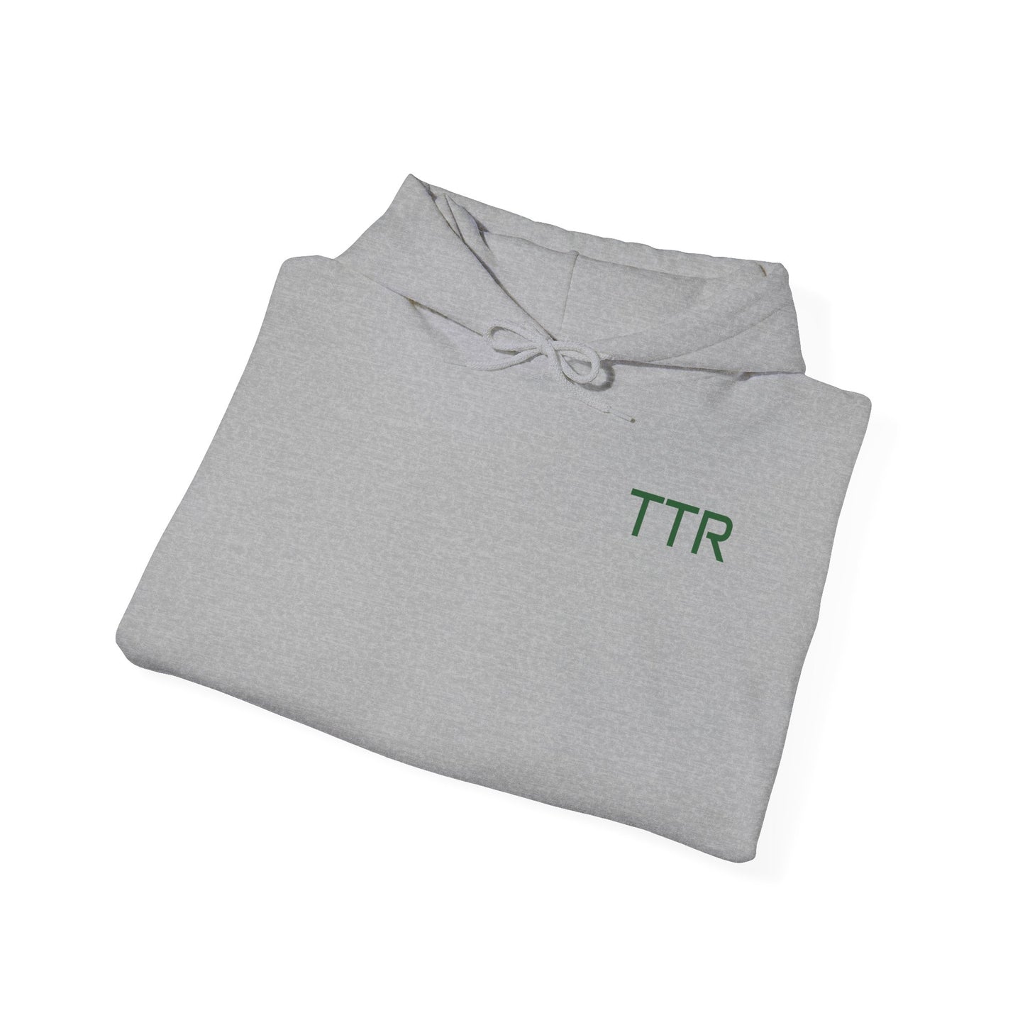 Vintage Race Car Emblem Hoodie | TTR green logo 'Take The Risk'