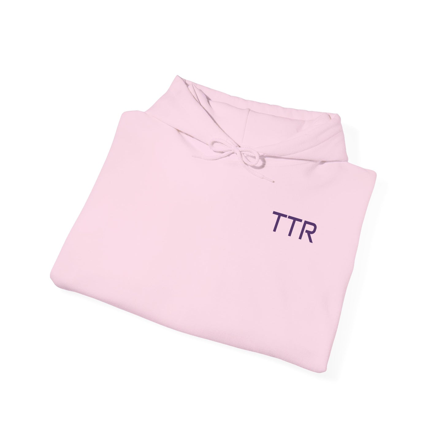 Vintage Race Car Emblem Hoodie | TTR purple logo 'Take The Risk'